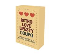 Coupons - 24 cartes en papier, de mariage romantique, bon de relation vintage, certificat d'affection sentimentale | Surprise unique pour un rendez-vous amoureux avec geste créatif pour