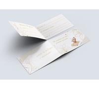 Coupons cadeaux pliables qui peuvent être utilisés comme carte cadeau, coupon, bon, billet d’offre et de réduction, cartes cadeaux pour magasins, esthéticienne, salon de coiffure, centre de massage