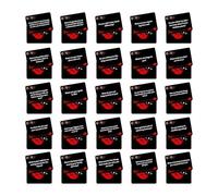 Coupons d'amour rouge pour couples, coupons d'amour romantique, jeux de cartes imperméables 50 pièces, jeux de cartes dédiés Texte clairement imprimé pour les gestes romantiques et cit