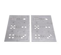 Coupons de formation au soudage de l'acier, plaques de formation à la fabrication des métaux, kit complet de formation pour l'amélioration des compétences des passionnés de soudage