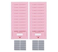 Coupons de réduction sur l'amour - Paquet de 20 cartes pour un rendez-vous romantique | Livre ďe coupons cadeaux surprise Kit đe collection d́e défis d'aventure, idées ď'activités d̄e couple,