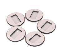 Coupons en feutre tasses de meubles de meubles robustes de conception concave non glissante protège les planchers de bois dur linoléum de carreaux des rayures pour les chaises de (Couleur de haricot)
