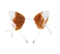 Couppe à Cheveux de la Tête de Tail à Oreille Mignonne, Aiguille D'oreille à Renard en Peluche de Haute qualité pour les Femmes, Boucles D'oreilles Fox Fox Parfaites, Idéal pour les (#1)
