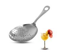 Coupper cuillère, 16 x 7,7 cm en acier inoxydable Bar Cocktail Cocktail Not Slip Julep Bartender Spoon Bar Tool avec poignée ergonomique pour une utilisation commerciale à domicile