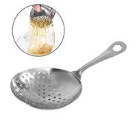 Coupper cuillère, passoire de cocktail à bar à barres 16x7,7 cm avec poignée ergonomique non glissement julep barman cuillère ou outil de barre à la maison usage commercial