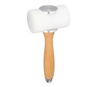Coupteur de sculpture en cuir Mallet Professionnel Handle en bois en cuir tamponnage de couture outil (En forme de t)