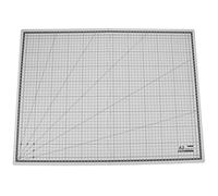Coupure de tapis auto-guérison bonne protection de la lame écrite dessin à la maison de l'école gris rose (Gris)