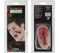 Coupure profonde maquillage d'Halloween pour adultes rouge