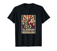 Cour du Saint Empire Romain Claudius et Messaline T-Shirt Graphique avec Valeur