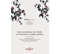 Cour européenne des droits de l'Homme et matière pénale Pascal Dourneau-Josette (Auteur)