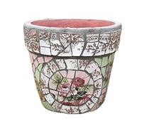 Cour Peinte À La Main en Céramique Grand Pot De Fleur Villa Extérieur Jardin Décor Plante Pot Couloir Allée Paysage Conteneur Vase Maison Balcon Terrasse Pots Classiques Européens