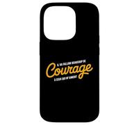 Courage à Ceux Qui M’Aiment Humour Drôle Ironique Sarcasme Coque pour iPhone 14 Pro