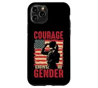 Courage ne connaît Pas de Sexe Fierté Militaire Coque pour iPhone 11 Pro