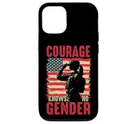 Courage ne connaît Pas de Sexe Fierté Militaire Coque pour iPhone 12/12 Pro