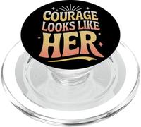 Courage Ressemble à Son émancipation des Femmes L'égalité des Femmes PopSockets PopGrip pour MagSafe
