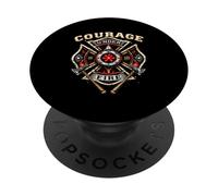 Courage sous Le feu PopSockets PopGrip Adhésif
