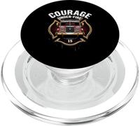 Courage Under Fire 15 Pompier Courage PopSockets PopGrip pour MagSafe