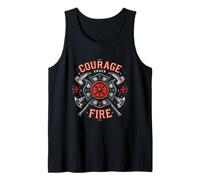 Courage Under Fire Courage Bravery Pompier Débardeur