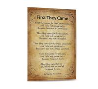 Courageous Voice Canvas Print, Inspirational Wall Art About Unity and Resistance, Modern Home Decor for Living Room, Office, Activist Gift Idea(Unframed,12x18inch(30x45cm))