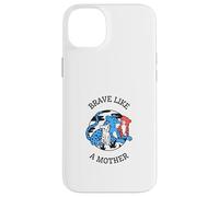 Courageuse comme Une mère (Déclaration de Mom Love pour la fête des mères) Coque pour iPhone 14 Plus