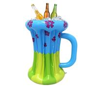 Courant mobile pour boissons - seau à boissons en PVC gonflable pour les fêtes en plein air | Idéal pour les pique-niques au bord de la piscine, les événements hawaïens, le barbecue et le camping