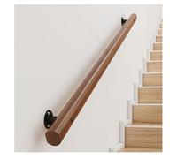 courante pour escalier Rampe d'escalier en bois for barre d'appui intérieure avec support en métal murale intérieur(50cm)