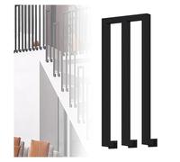 courante pour escalier Rampe d'escalier intérieure à montage latéral, rampe d'escalier en métal en forme de M, Support antidérapant de sécurité, for intérieur et extérieur intérieur(75cm)