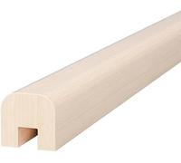 courante pour escalier Rampes d'escalier en bois, garde-corps en verre, capuchon de canal supérieur de garde-corps en verre, longueur de la fente for carte personnalisable intérieur(Pine,90cm)