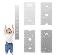 Courbe de croissance pour mur, courbe de croissance | Miroirs de mesure de hauteur - Tableau de en miroir, tableau de hauteur avec miroirs, pièces de Puzzle, tableau de avec auto