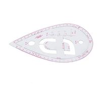 Courbe de manche Règle Plastique Tailoring Coussin de couture Toole de conception pour la ligne de position de dessin de ligne à usage domestique Positionnement