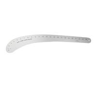 Courbe française en aluminium solide - Règle de rédaction de forme variée, modèle d'échelle de précision, conception légère robuste | Outil de dessin à la main pour les amateurs de débutants.