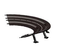 Courbe haute banque 1/30, 6 pièces - Digital 124/132 et analogique