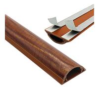 COURC Cover Couleur DE NOIN, CABIEUR DE Mieux Round Corable/Kit de Gestion du Fil de Fil pour Mur de Plancher, Cordon d'alimentation du Bureau de la Chambre Self Adhesive (Stocker 15 câbles)