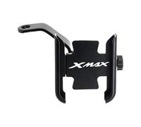 COUREATBO Support de téléphone sur Guidon de Moto pour XMAX125 XMAX250 XMAX300 125 250 Accessoires pour Motos Support pour Téléphone Portable avec Rétroviseur pour GPS(Y-2)