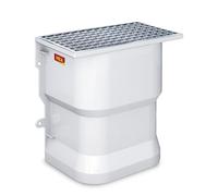 Courette d’Aération MEA en Composite Armé de Fibres de Verre Haute Résistance - Grille Maille 30x10 - Ventilation et Protection des Caves et Sous-Sols - Passage Piéton