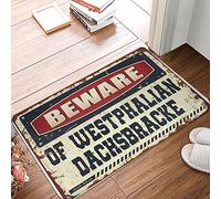 Coureur avec inscription « Beware Of Westphalian Dachsbracke Fall For Front Door Narrow »
