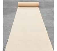 Coureur de couloir Chemin de mariage Champagne, Tapis de course de 2 mm d'épaisseur Tapis d'atterrissage durable pour la décoration de mariage Fête de l'église Plage de Bal Extérieur, Découpé (1 x 20