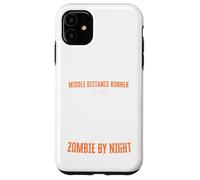 Coureur de Distance Moyenne par Jour Zombie par Nuit Amusant Halloween Coque pour iPhone 11