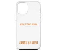 Coureur de Distance Moyenne par Jour Zombie par Nuit Amusant Halloween Coque pour iPhone 12/12 Pro