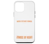 Coureur de Distance Moyenne par Jour Zombie par Nuit Amusant Halloween Coque pour iPhone 12 Mini