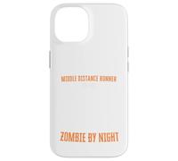 Coureur de Distance Moyenne par Jour Zombie par Nuit Amusant Halloween Coque pour iPhone 14