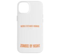 Coureur de Distance Moyenne par Jour Zombie par Nuit Amusant Halloween Coque pour iPhone 14 Plus