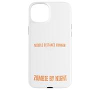 Coureur de Distance Moyenne par Jour Zombie par Nuit Amusant Halloween Coque pour iPhone 15 Plus