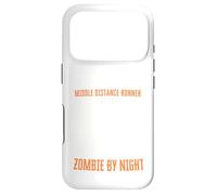 Coureur de Distance Moyenne par Jour Zombie par Nuit Amusant Halloween Coque pour iPhone 17 Pro