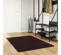 vidaXL Tapis imprimé crème 150 x 100 cm – Polyester/PVC, lavable en machine, antidérapant