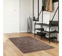 vidaXL Tapis imprimé crème 150 x 100 cm – Polyester/PVC, lavable en machine, antidérapant