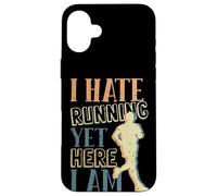 Coureur drôle, Je déteste Courir, mais me Voici Amoureux de la Course Coque pour iPhone 16 Plus