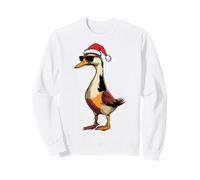 Coureur Indien Cool Canard Noël Vacances Amusant Amoureux des Animaux Sweatshirt
