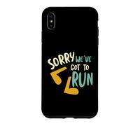 Coureur Pun Désolé, Nous Avons couru Coque pour iPhone XS Max