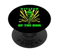 Coureur Running Citizen of The Run Marathon Runners Homme PopSockets PopGrip Adhésif
